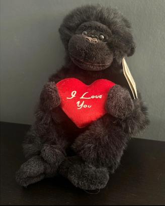 Peluche scimpanzé I love you