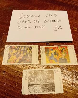 Francobolli nuovi della Germania 