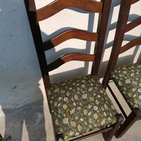 Blocco di 6 sedie prodotte a mano