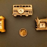 3 mini orologi da collezione 