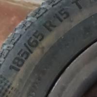 4 pneumatico termico+cerchio in ferro 185/65r15