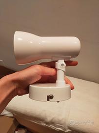 Set faretti luci direzionabili bianchi + lampadine