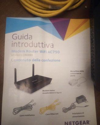 MODEM ROUTER NETGEAR WIFI AC750