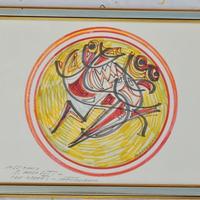 Mastroianni U Tecnica Mista su carta 24x34