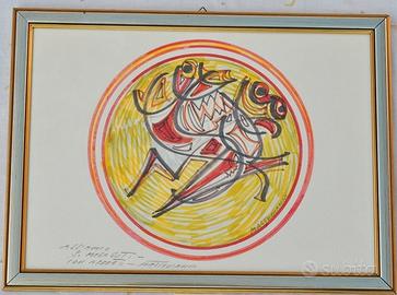 Mastroianni U Tecnica Mista su carta 24x34