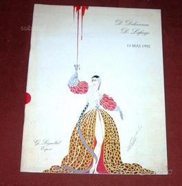 Erte' - gouaches abiti art deco' - asta 1992