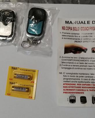 Telecomandi universali cancello