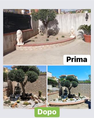 Aiuola e terrazzi