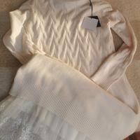 Abito treccia con sottoveste