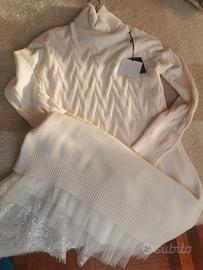 Abito treccia con sottoveste