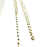 Rosario in swarovski e particolare in ematite vera