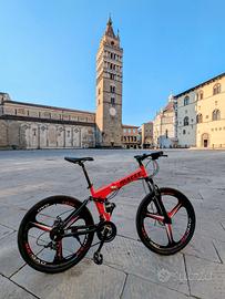 MTB  Bici Pieghevole Ammortizzata 2 dischi freno