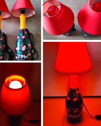 Lampade Colorate con lampadina Led Rossa 