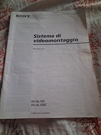 Istruzioni sistema di videomontaggio sony