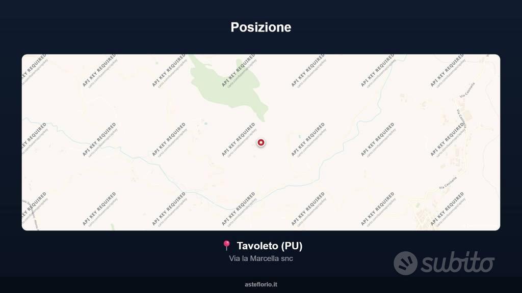 Immobile in asta di 197 m² a Mercatino Conca - Vista 2