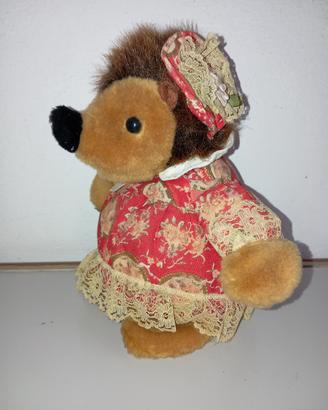 Peluche Vintage Riccio Femmina Pizzo da Collezione