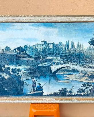 Quadro Tela Cornici Legno