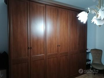 camera da letto stile rustico