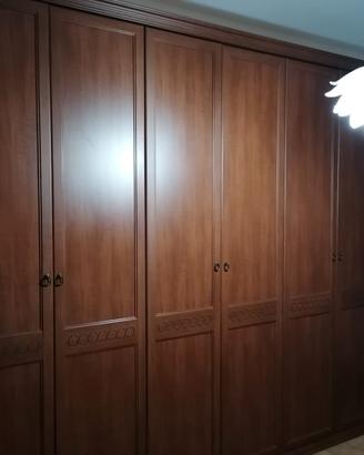 camera da letto stile rustico