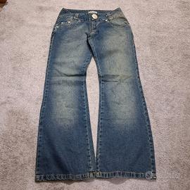 Jeans donna Low-rise Vintage 2000s Flared Slavato 