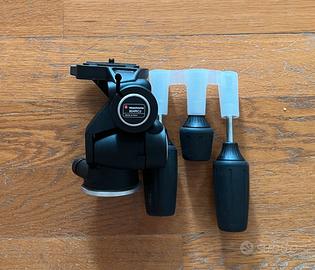 Testa Manfrotto 804RC2 a 3 vie con piastra rapida