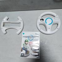 Mario kart console Wii + 2 volanti