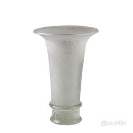 Vaso a Tromba in Vetro Manifattura di Murano