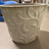 Vaso in terracotta lavorato e smaltato 