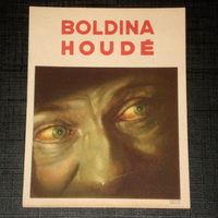 cartolina pubblicitaria Boldina Houdé in art deco