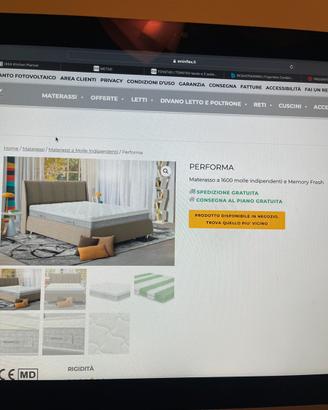 materasso PERFORMA della Eminflex