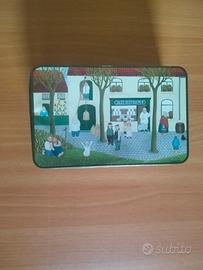 scatola di latta vintage belgio