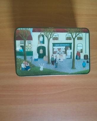 scatola di latta vintage belgio