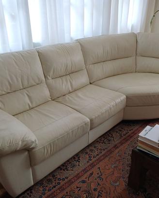 Divano in vera pelle