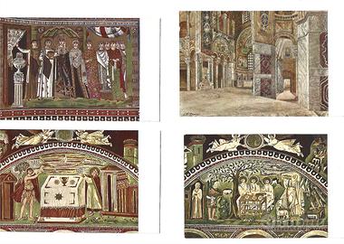 cartoline Ravenna iconografie dorate