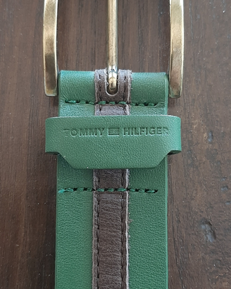 HILFIGER cintura uomo cuoio