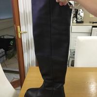 Stivali lunghi in pelle n 36