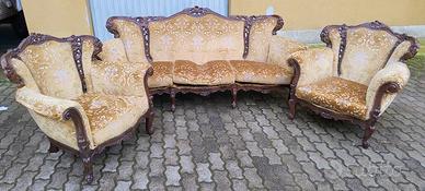 Divano e poltrone stile Barocco 