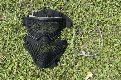 Occhiali, para occhi, naso e bocca da softaire