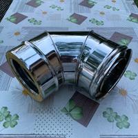 Curva 90° inox per camino - NUOVA mai usata