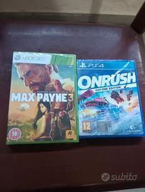 max Payne 3 e onrush 
