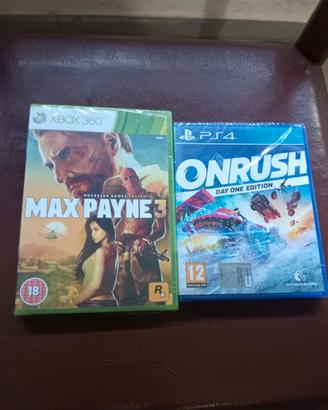 max Payne 3 e onrush 