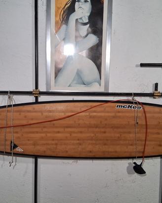 Tavola surf da onda Mini Malibu 7.6