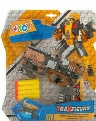 Toy pistol gun robot Transformer globo traxifigure