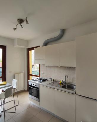 Cucina con elettrodomestici 