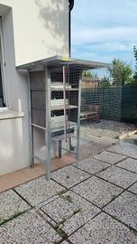 Gabbia spaziosa per piccioni viaggiatori