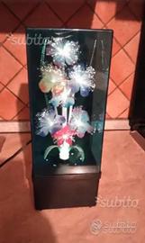 Fiore con luci colorate 