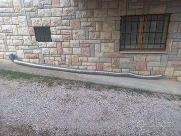 canna fumaria in acciaio