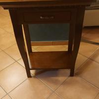 Consolle in ciliegio arte povera 