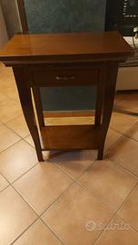 Consolle in ciliegio arte povera 