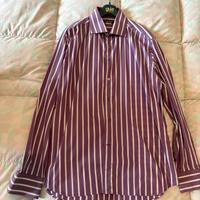 camicia da uomo a righe